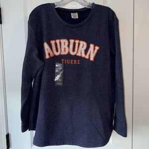 Auburn Tigers NWT ProEdge Size M Women's Pullover Sweatshirt Navy Blue